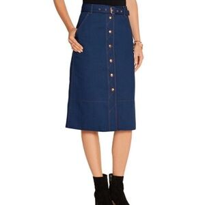 Rag & Bone denim Midi Skirt